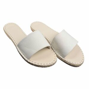Abercrombie & Fitch Women's Espadrille Suede Slip-On Slide Sandals Size 9/10